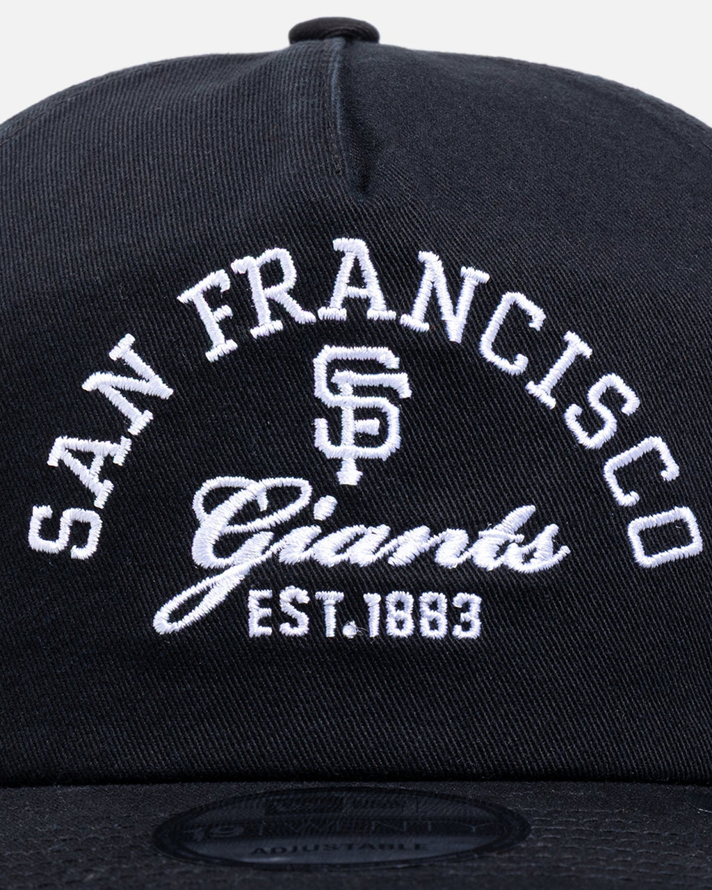 New Era Official New Era San Francisco Giants 'MLB Stacked Logo' 19TWENTY Snapback Black