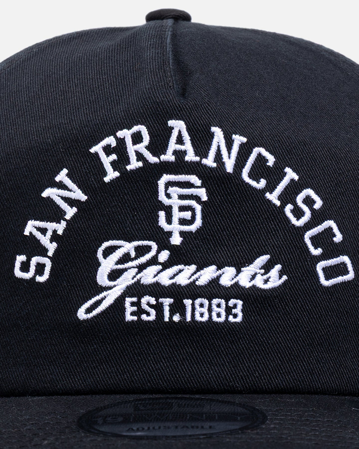 New Era Official New Era San Francisco Giants 'MLB Stacked Logo' 19TWENTY Snapback Black