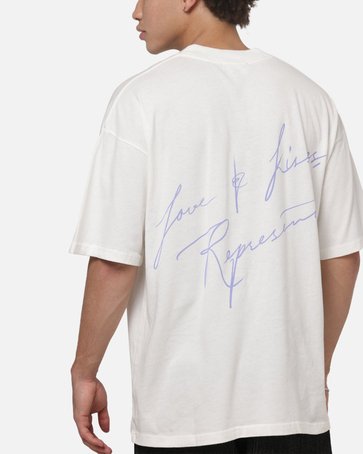 REPRESENT Represent Love And Kisses T-Shirt Flat White