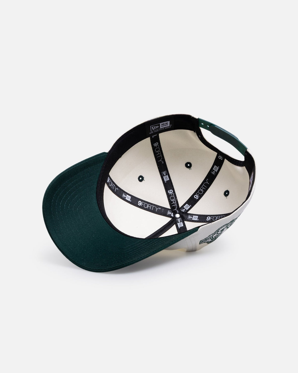 New Era Classic New Era New York Yankees 'Dark Green Chrome' 9FORTY A-Frame Snapback White/Green