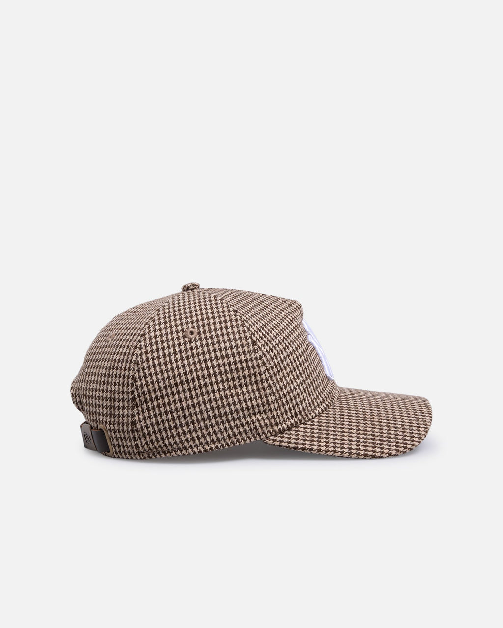 New Era New Era New York Yankees 'Houndstooth' 9FORTY A-Frame Unstructured Strapback Brown