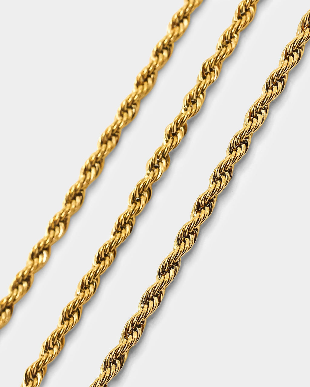 SAINT MORTA Saint Morta 2mm Rope Chain Gold