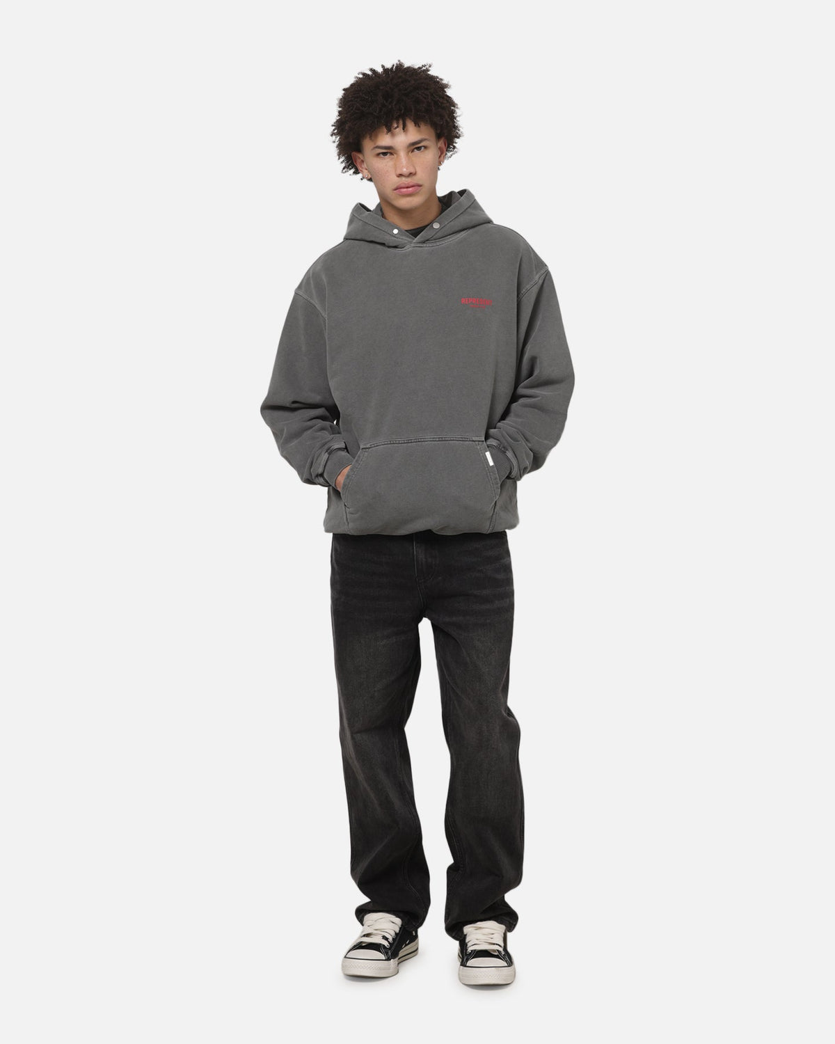 REPRESENT Classic Represent Owners Club Hoodie Washed Black