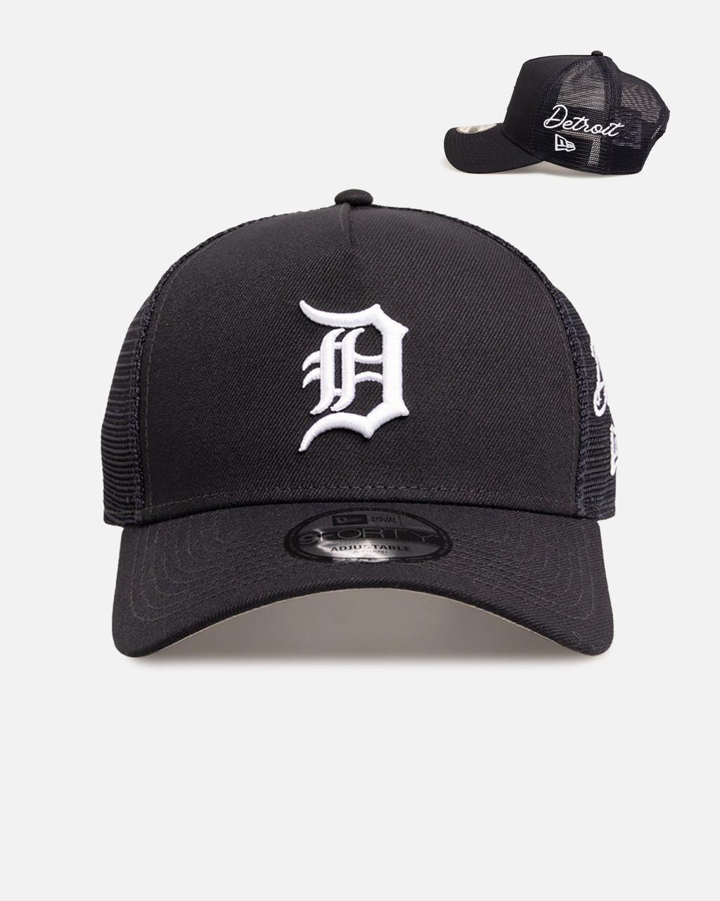 New Era New Era Detroit Tigers 9FORTY A-Frame Trucker Snapback Navy