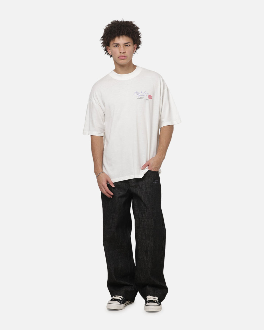 REPRESENT Represent Love And Kisses T-Shirt Flat White