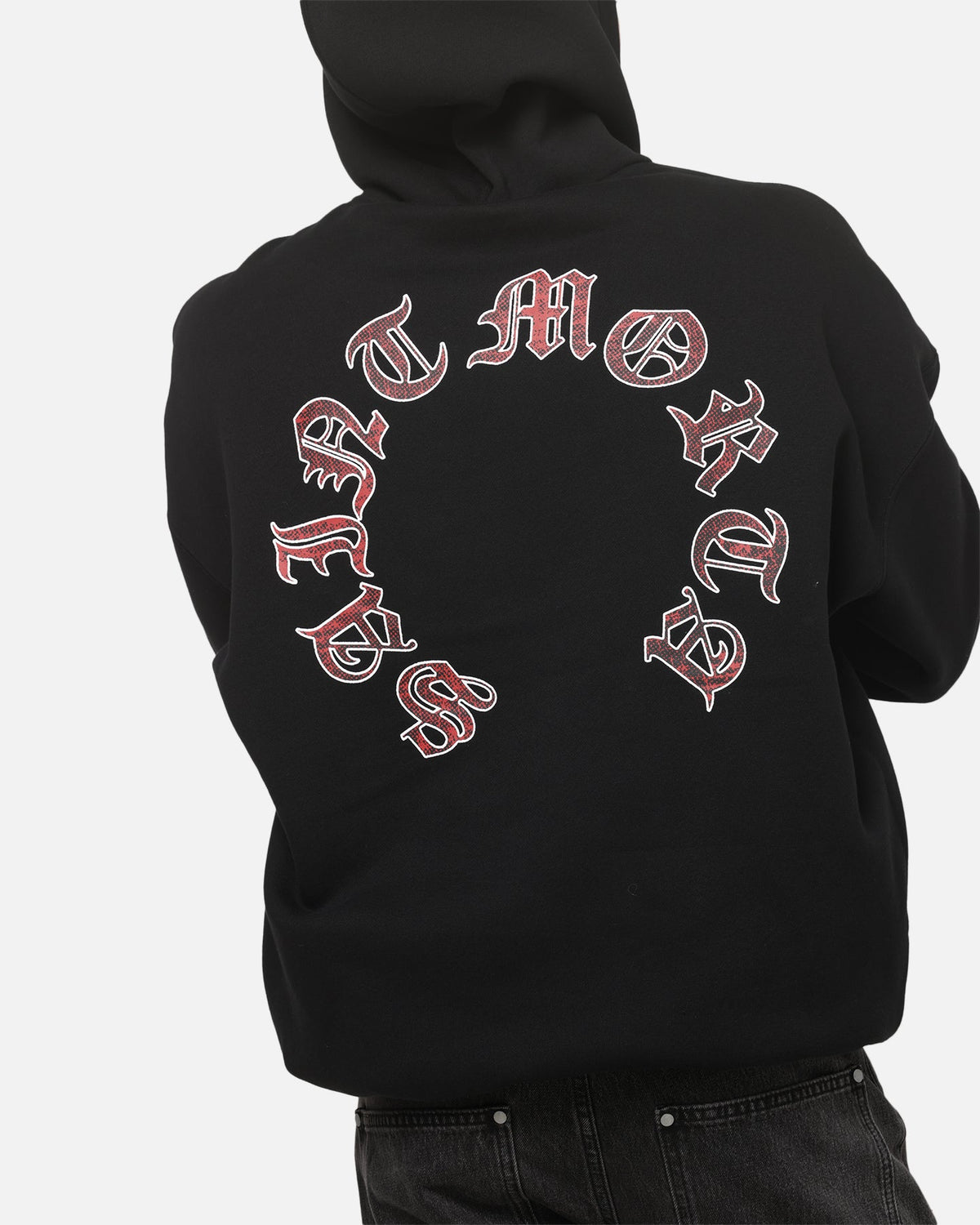 SAINT MORTA Saint Morta Worldwide Boxy Hoodie Black