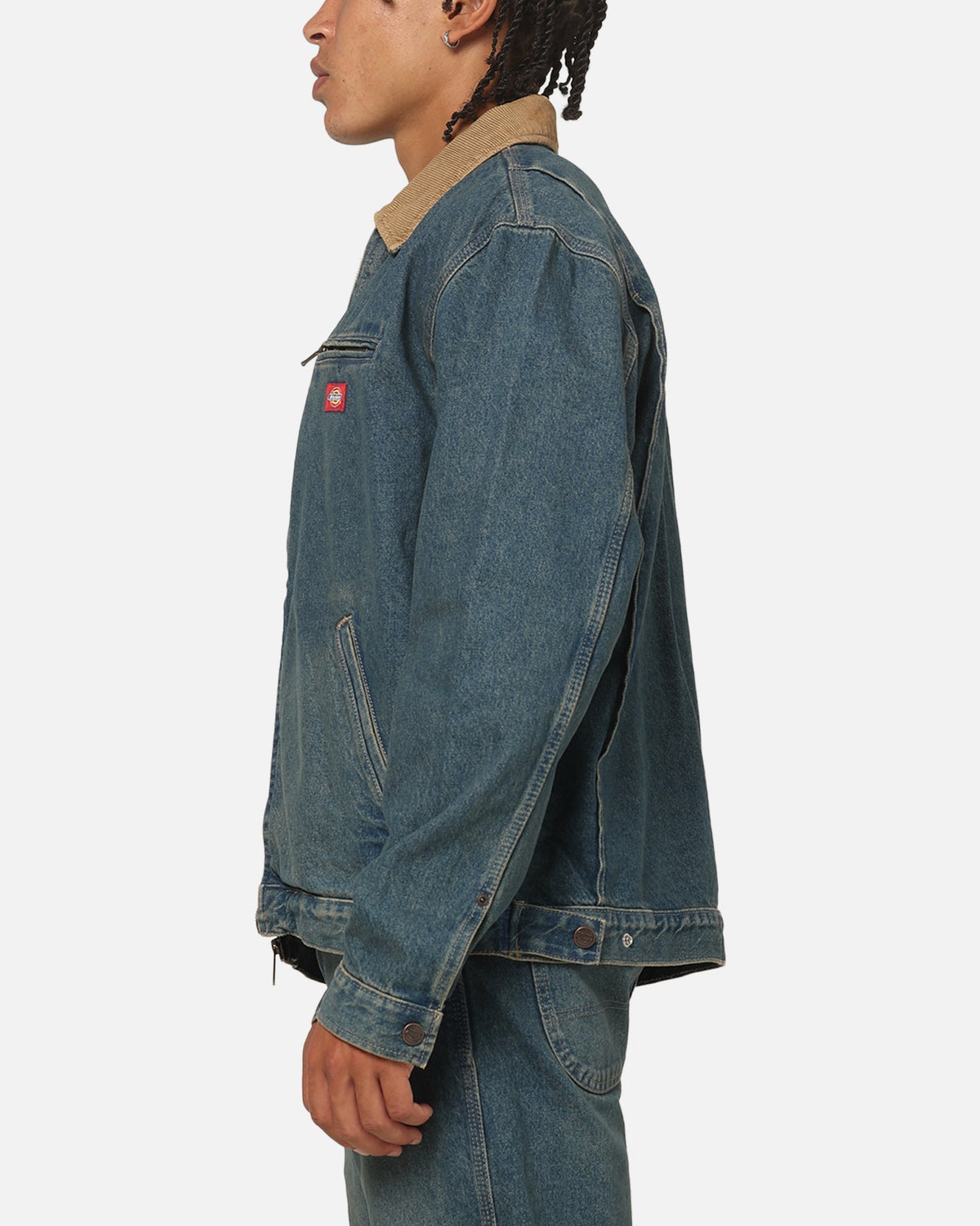 DICKIES Dickies Denim Painter Jacket Khaki Tinted Blue