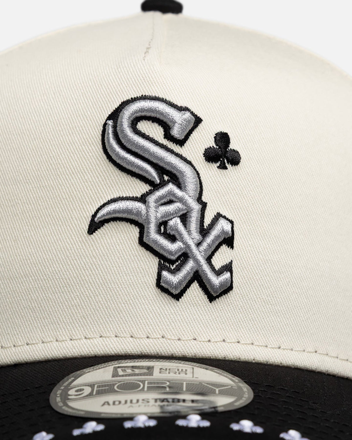 New Era New Era Chicago White Sox 'Royal Flush' 9FORTY A-Frame Snapback White/Black