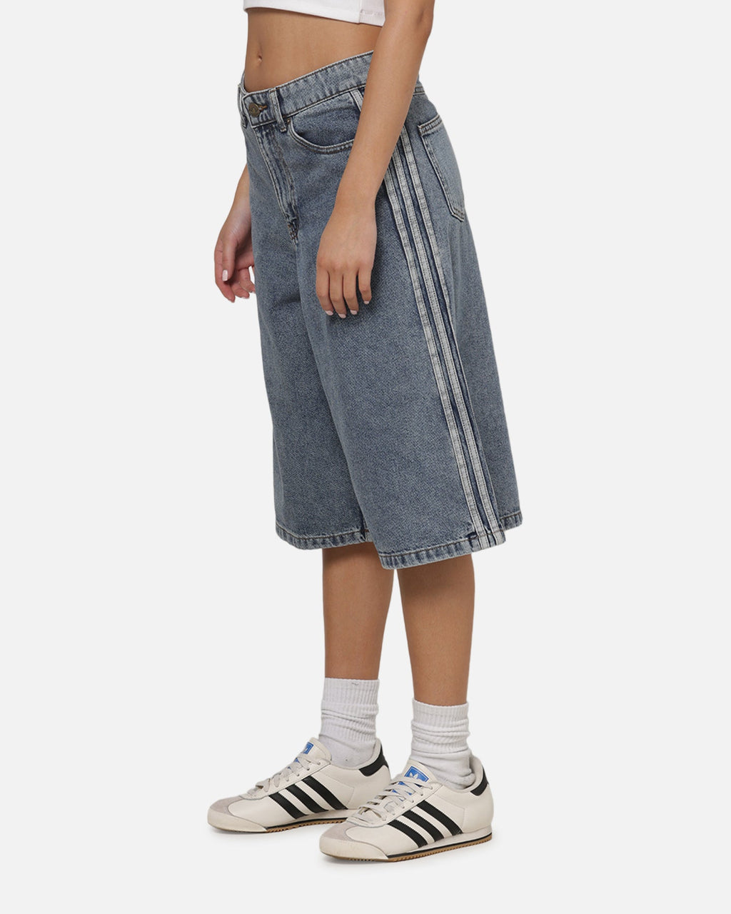 ADIDAS Original Adidas Women's Jorts Worn Blue