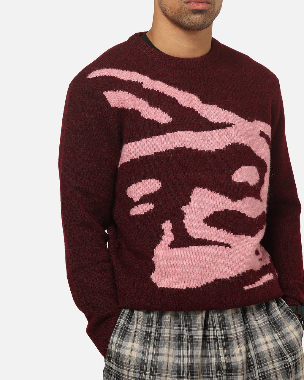 X-LARGE X-Large Gorilla Knit Sweater Plum