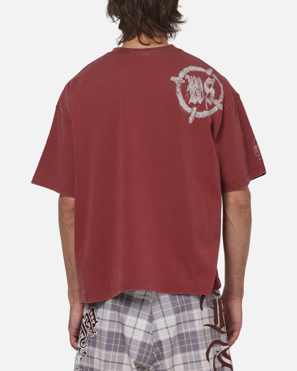 WORSHIP Classic Worship Catharsis Box Crop T-Shirt Port Wine