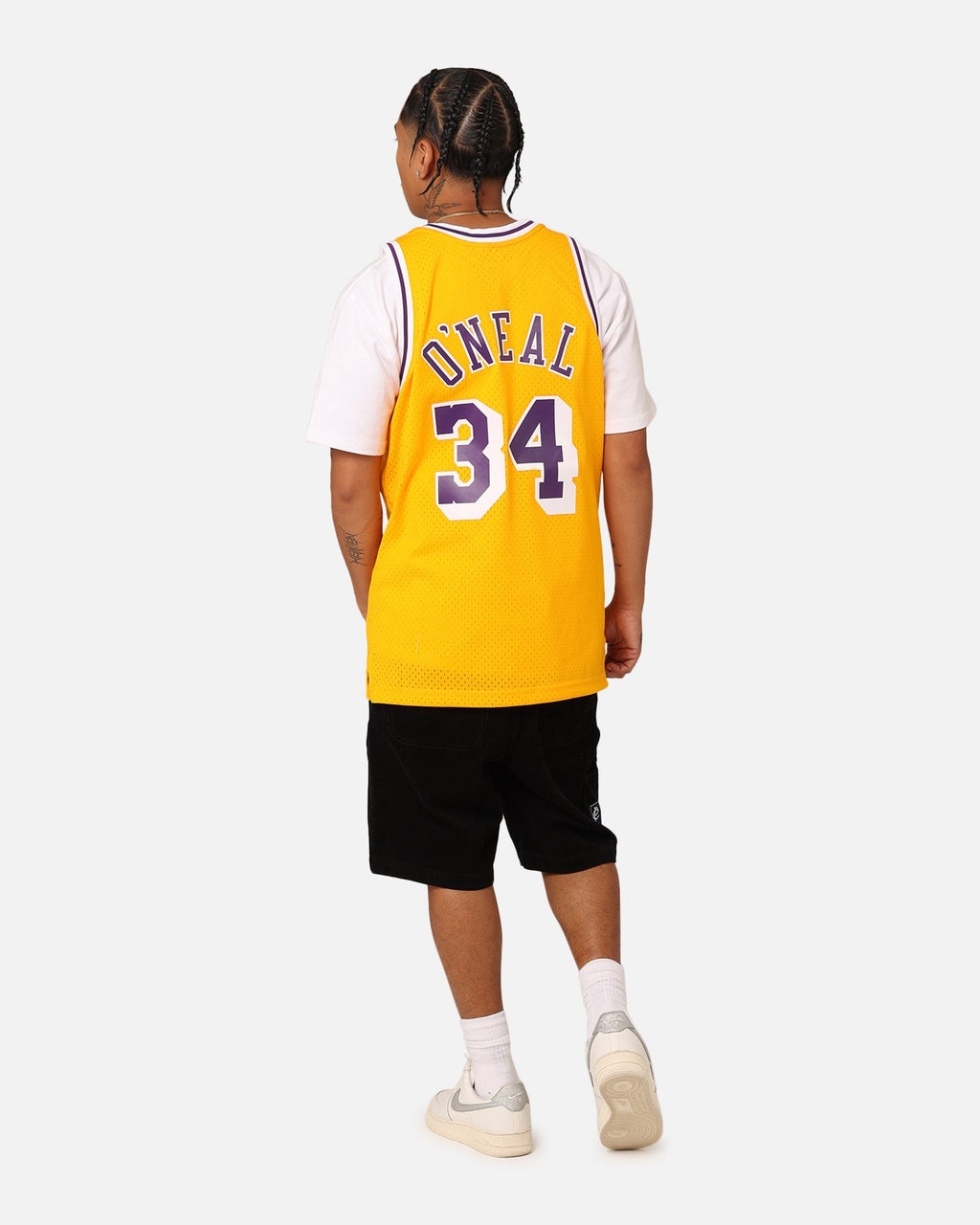 MITCHELL & NESS Mitchell & Ness Los Angeles Lakers Shaquille O'Neal '96-'97 #34 Swingman Jersey Yellow