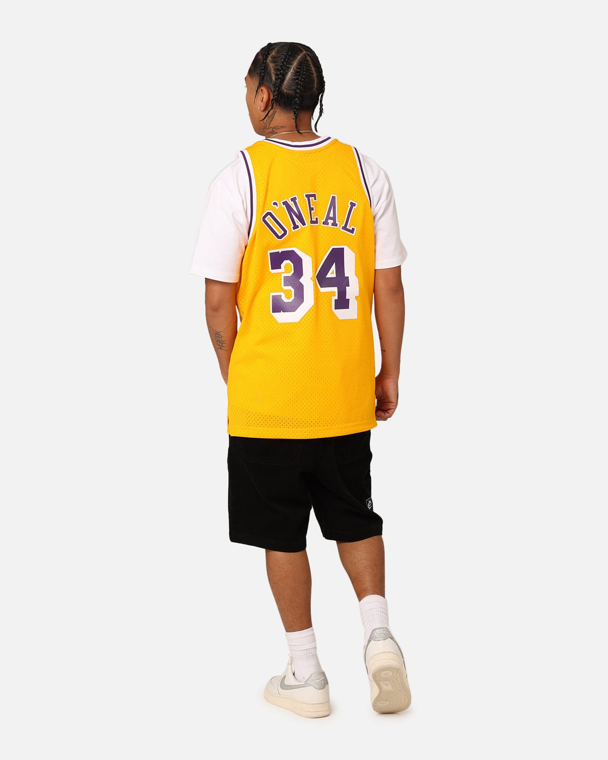 MITCHELL & NESS Mitchell & Ness Los Angeles Lakers Shaquille O'Neal '96-'97 #34 Swingman Jersey Yellow