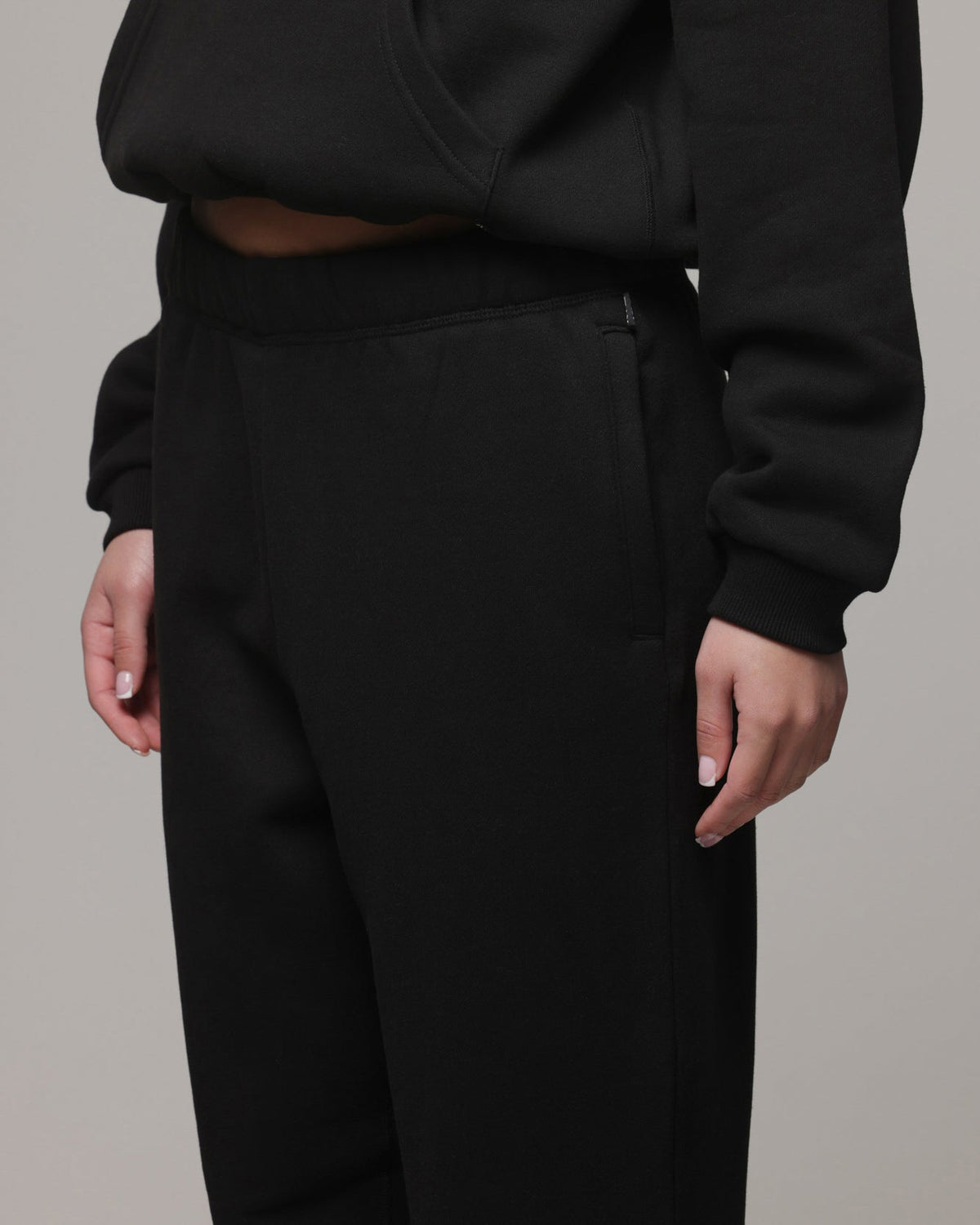 AMERICAN THRIFT American Thrift Women's Straight Leg Trackpants Black