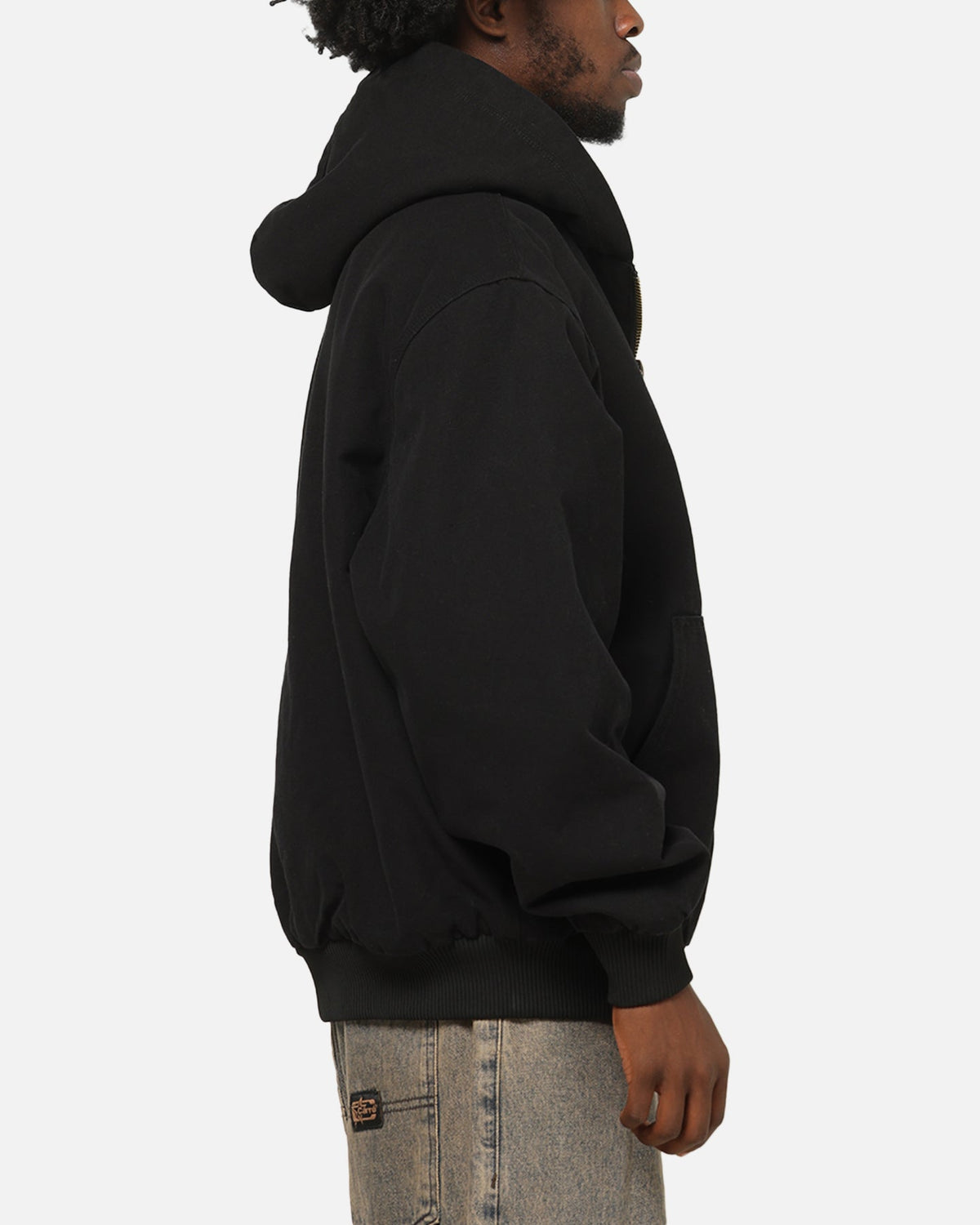 CARRE Carre Sherpa Lined Zip Hoodie Black