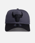 New Era New Era Chicago Bulls 'Graphite Black' 9FORTY A-Frame Snapback Black/Grey