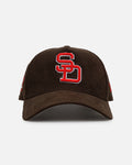 New Era New Era San Diego Padres 'Walnut Cord' 9FORTY A-Frame Corduroy Snapback Walnut