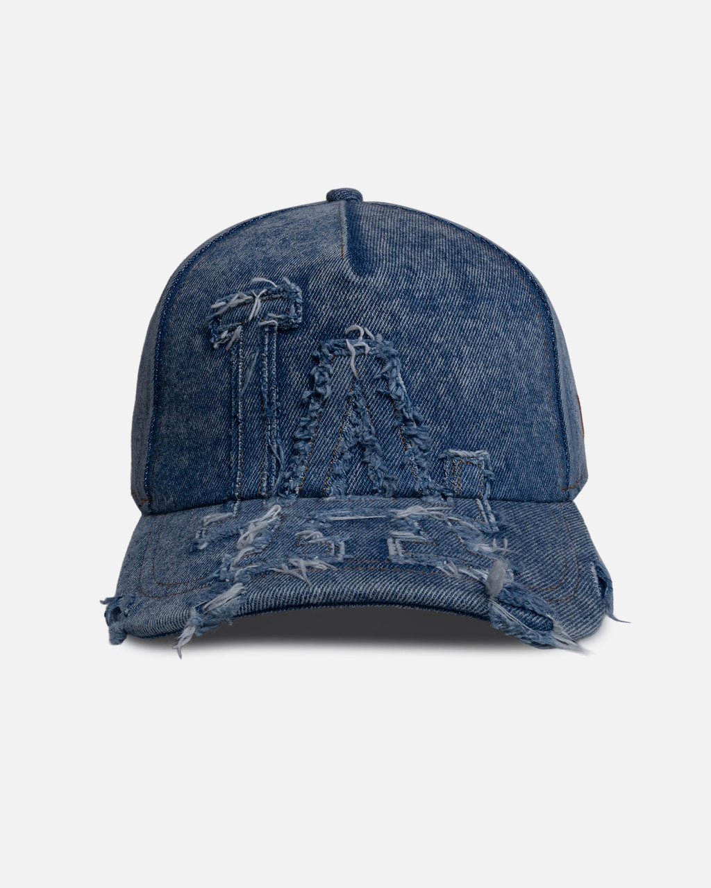 New Era New Era Los Angeles Dodgers 'Denim Over' 9FORTY A-Frame Strapback Denim