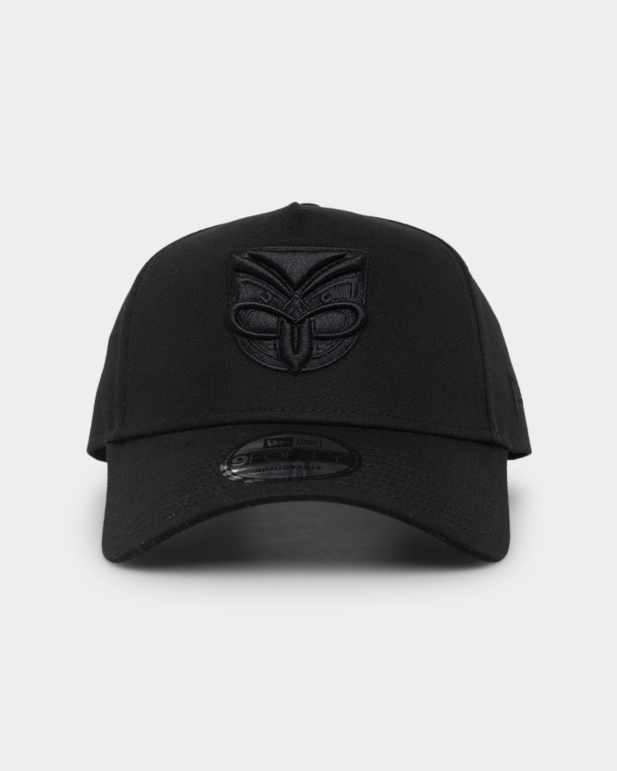 New Era New Era New Zealand Warriors 'Black On Black' 9FORTY A-Frame Snapback Black