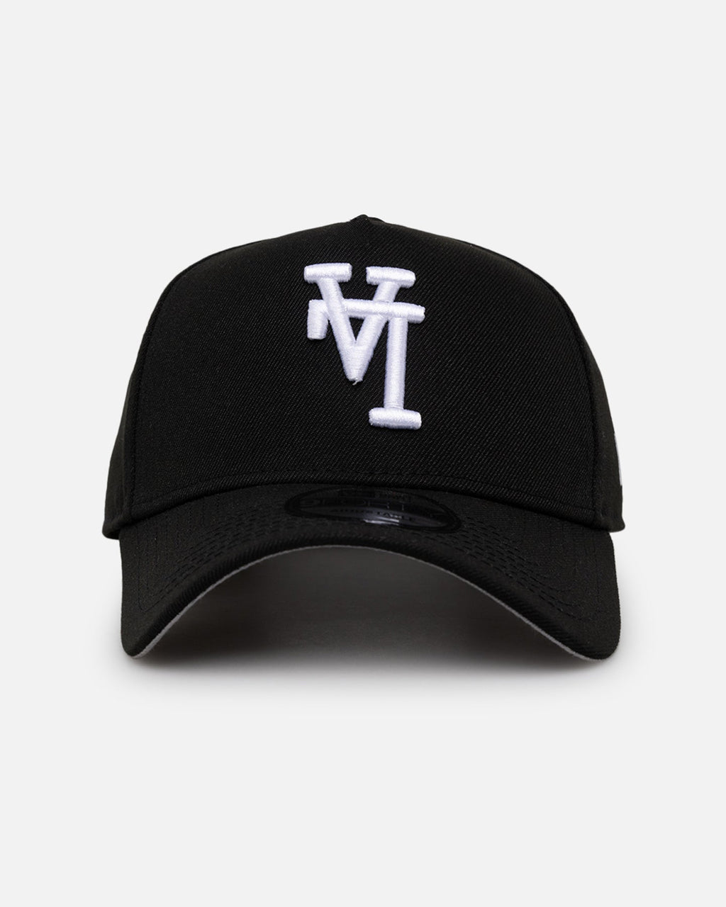 New Era New Era Los Angeles Dodgers 'Upside Down LA Logo' 9FORTY A-Frame Snapback Black