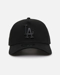 New Era Classic New Era Los Angeles Dodgers 'Metal Badge' 9FORTY A-Frame Snapback Black/Black