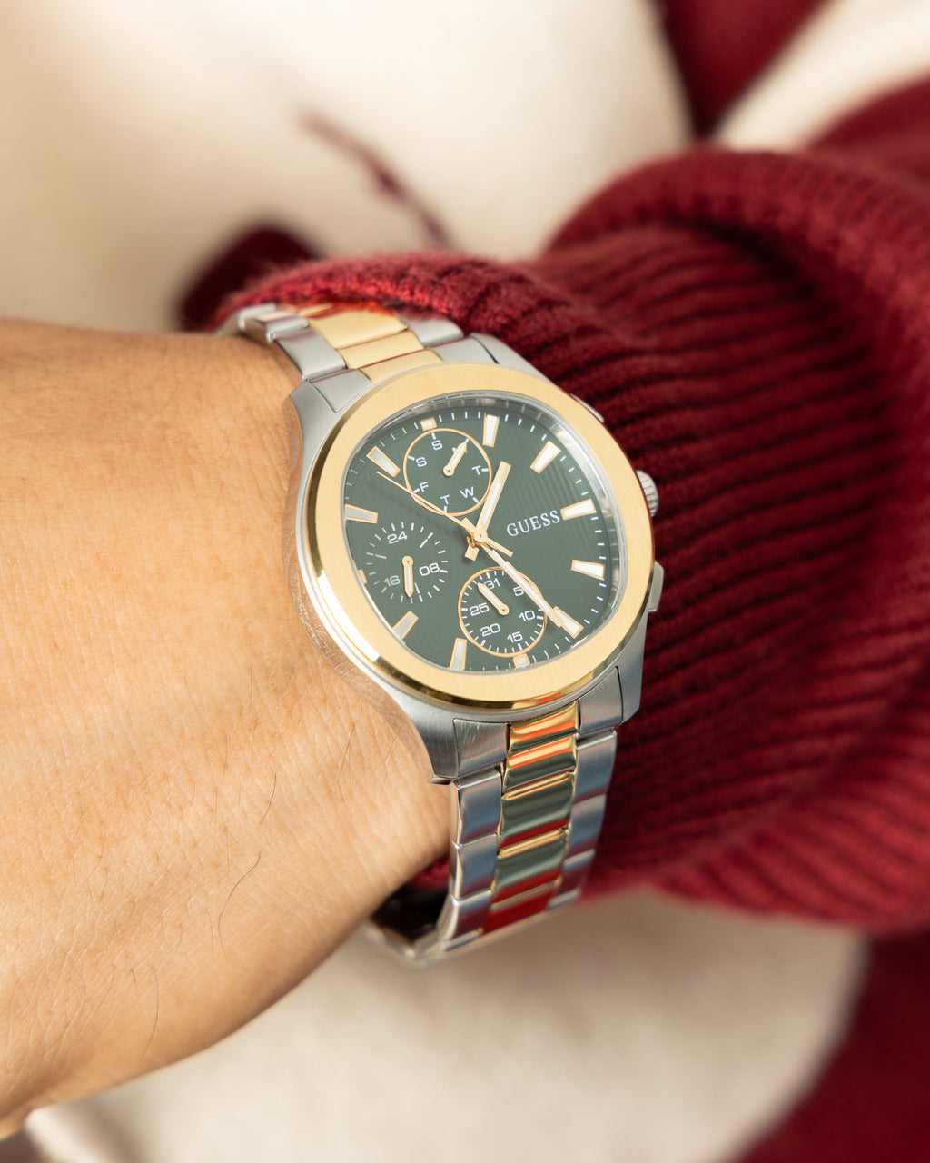 GUESS MAINLINE Guess Mainline Palmer Watch Silver/Gold