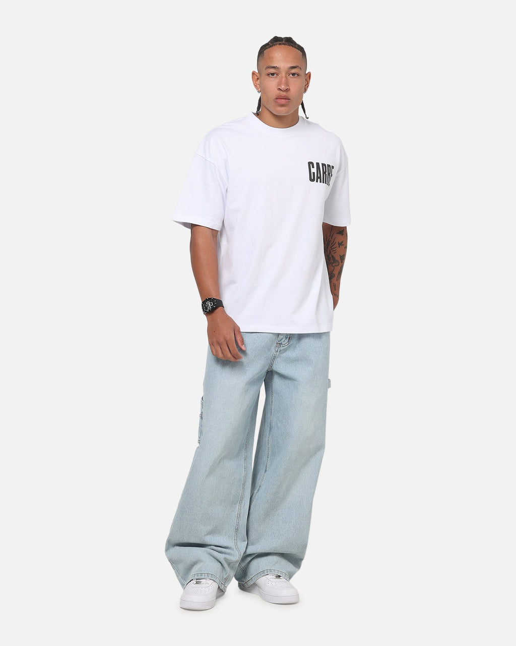 CARRE Classic Carre Baggy Carpenter Jeans Sunfade Blue