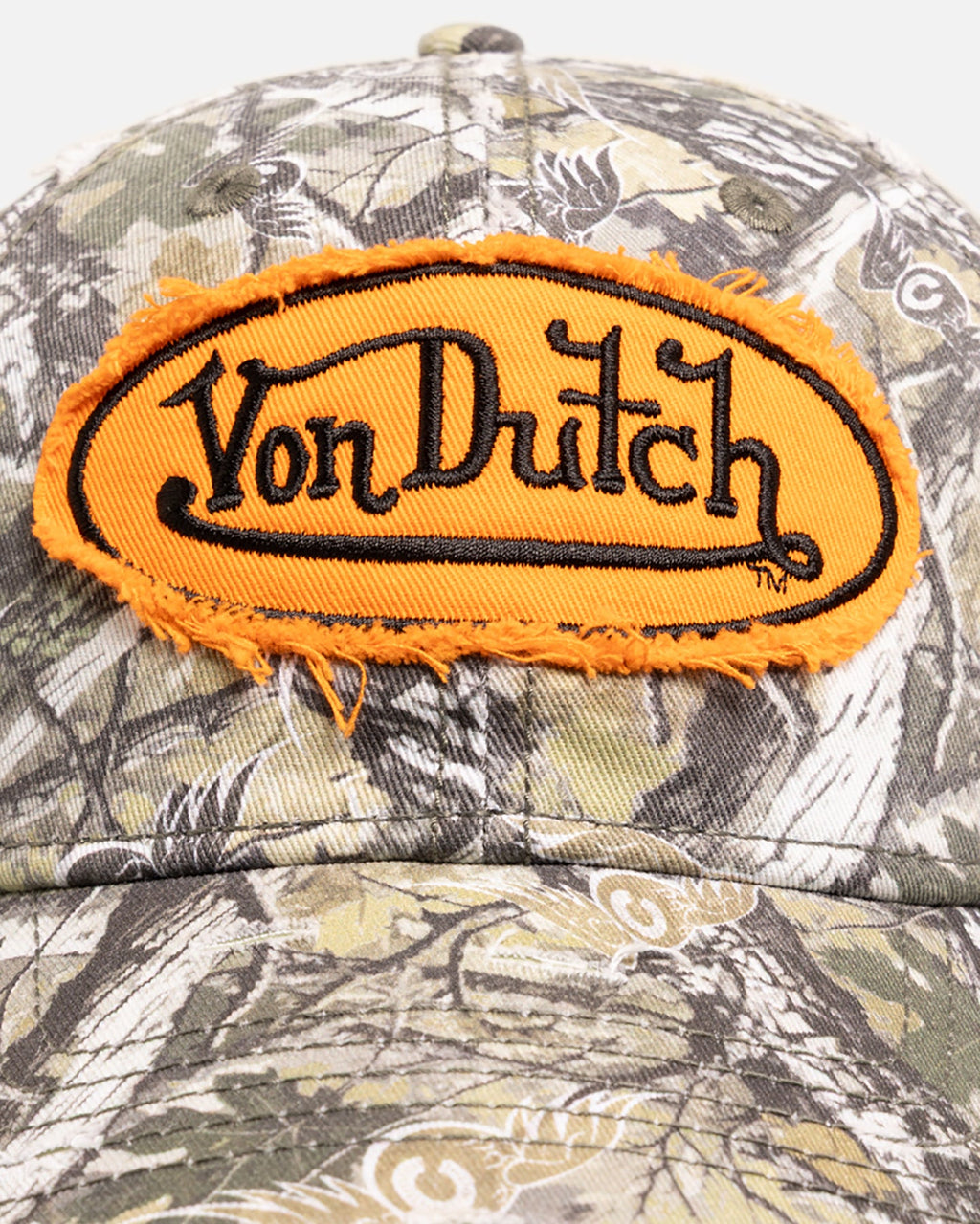 VON DUTCH Von Dutch Worn Camo Strapback Real Tree Camo