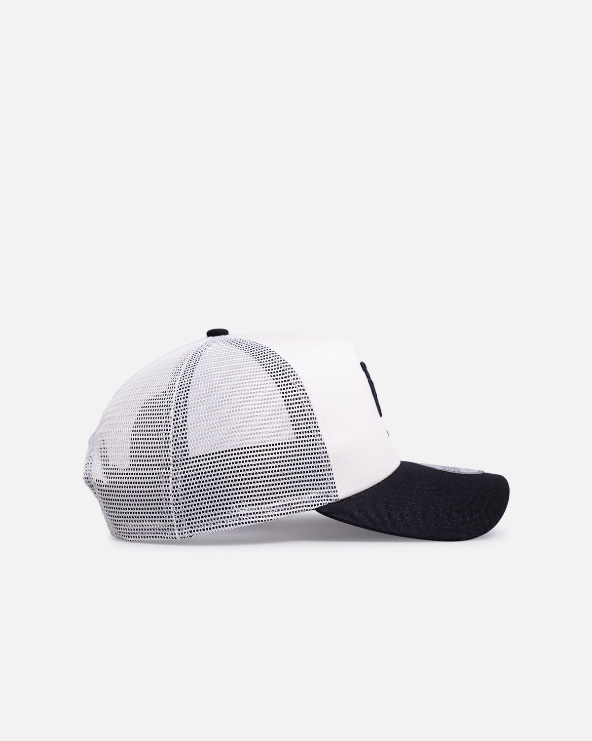 New Era New Era Los Angeles Dodgers 'Upside Down Logo' 9FORTY A-Frame Trucker Snapback White/Black