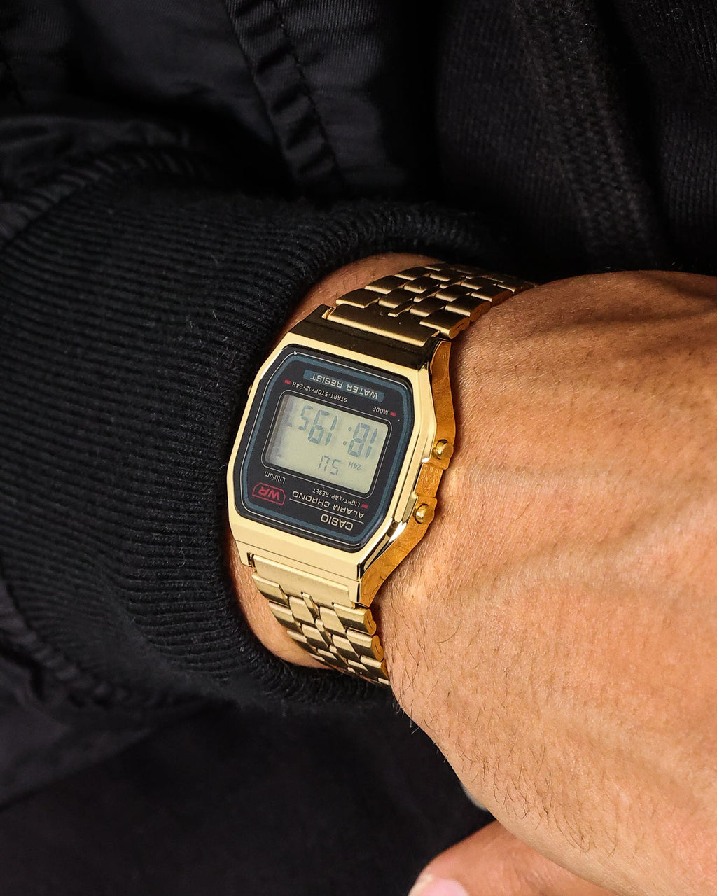 CASIO Casio A159WGEA-1DF Watch Gold/Black