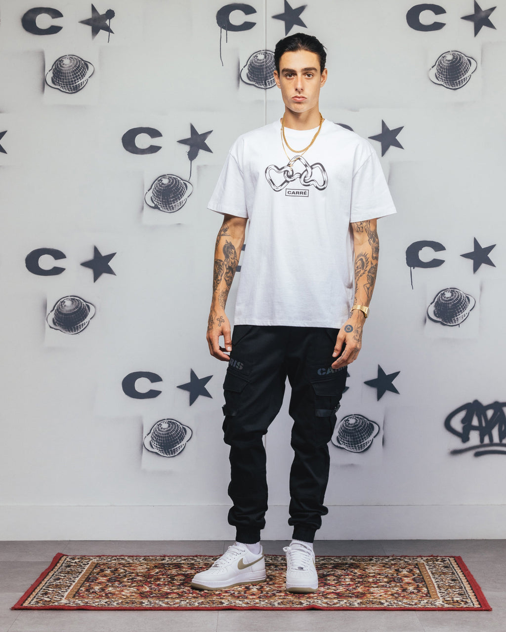 CARRE Carré Reflective Transition Cargo Joggers Black/Multi-coloured