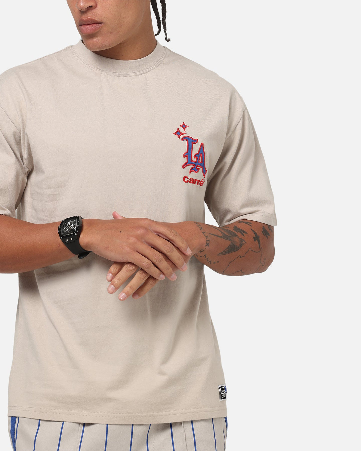 CARRE Official Carre Los Angeles City Series Heavyweight T-Shirt Grey/Blue
