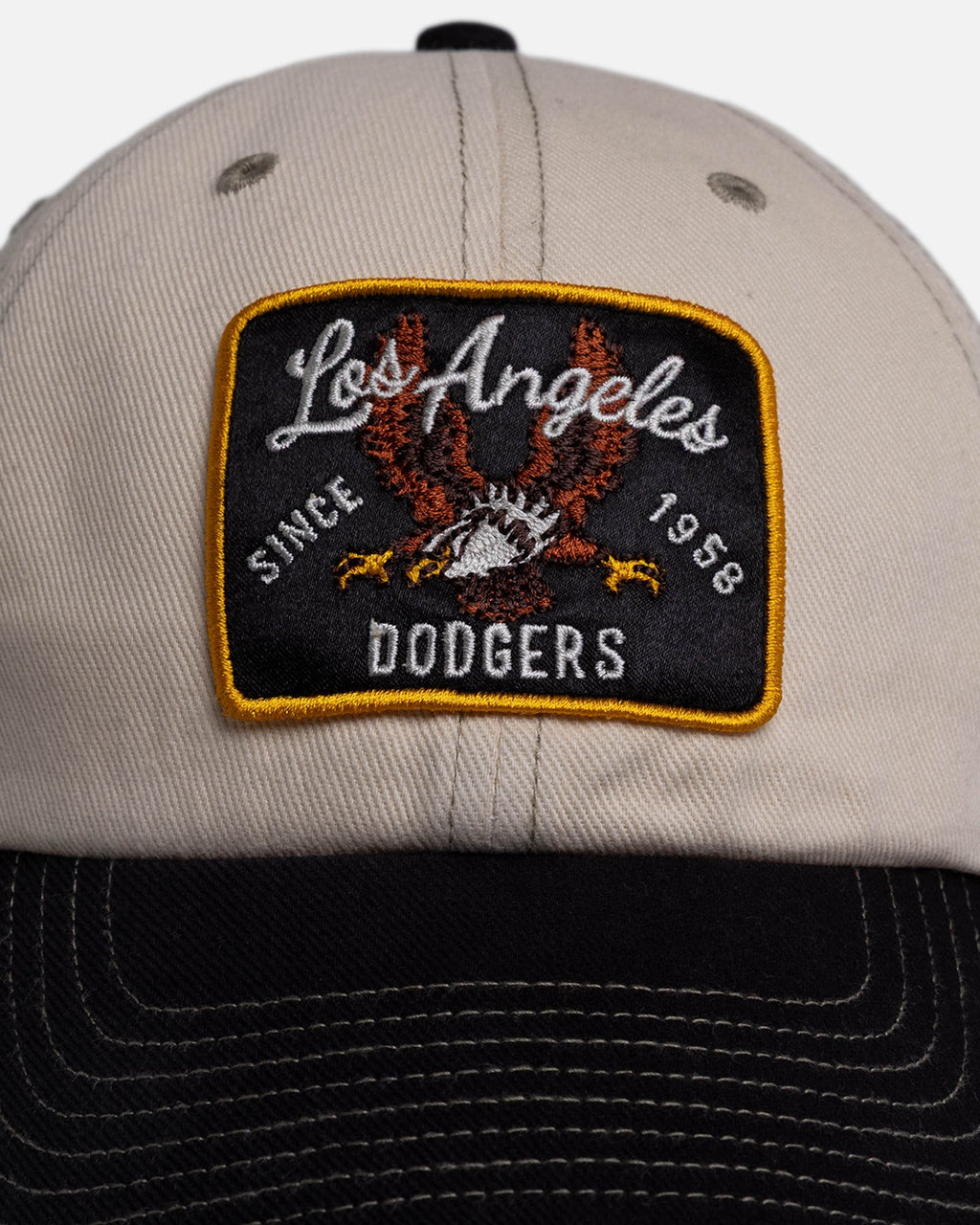 47 Brand 47 Brand Los Angeles Dodgers 'Keepsake' 47 Clean Up Strapback Natural