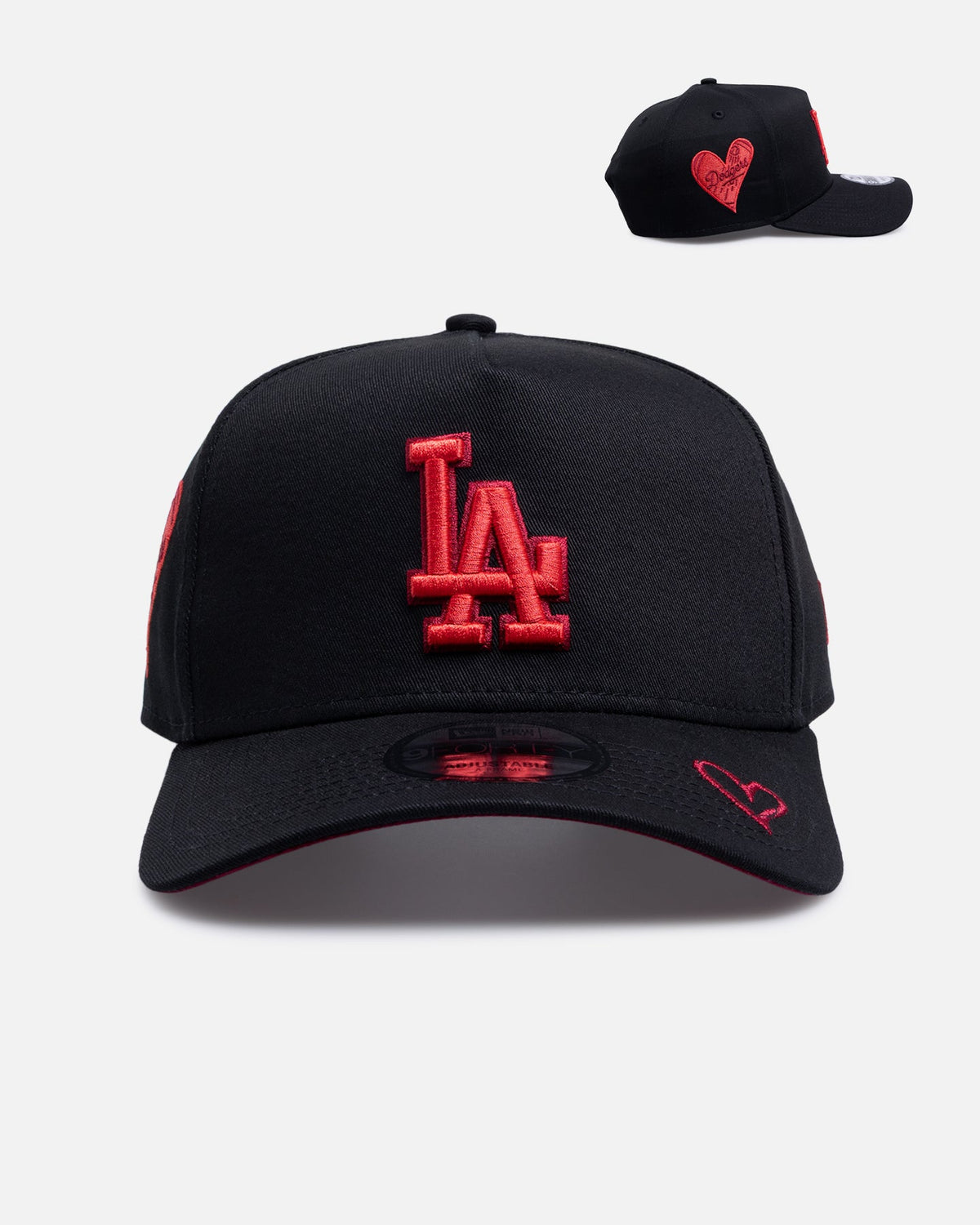 New Era New Era Los Angeles Dodgers 'Certified Lover Boy' 9FORTY A-Frame Snapback Black/Cardinal