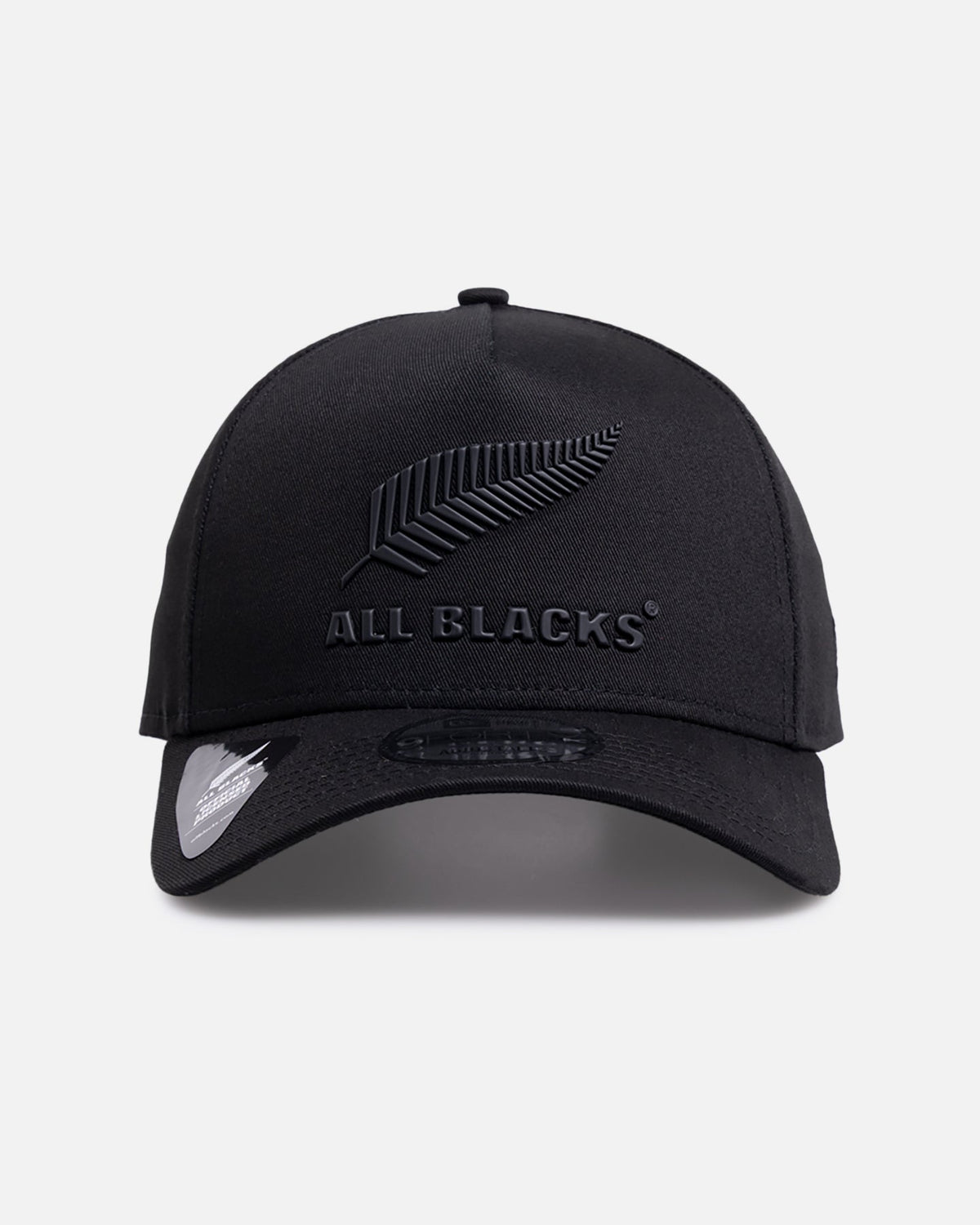 New Era New Era New Zealand All Blacks 'TPU Badge' 9FORTY A-Frame Snapback Black