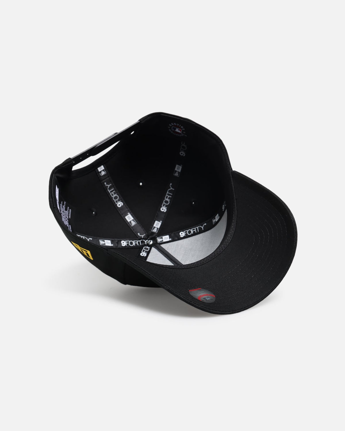 New Era Authentic New Era Pittsburgh Pirates 'Team Logo' 9FORTY A-Frame Snapback Black/OTC