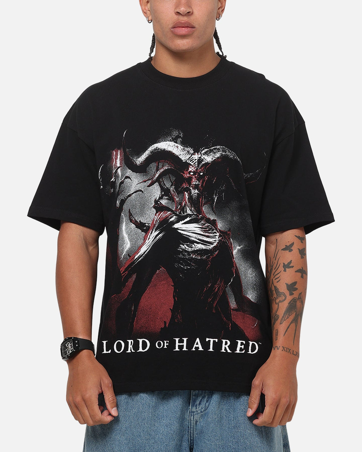 73Studio 73Studio X Diablo 4 Lord Of The Hatred T-Shirt Black