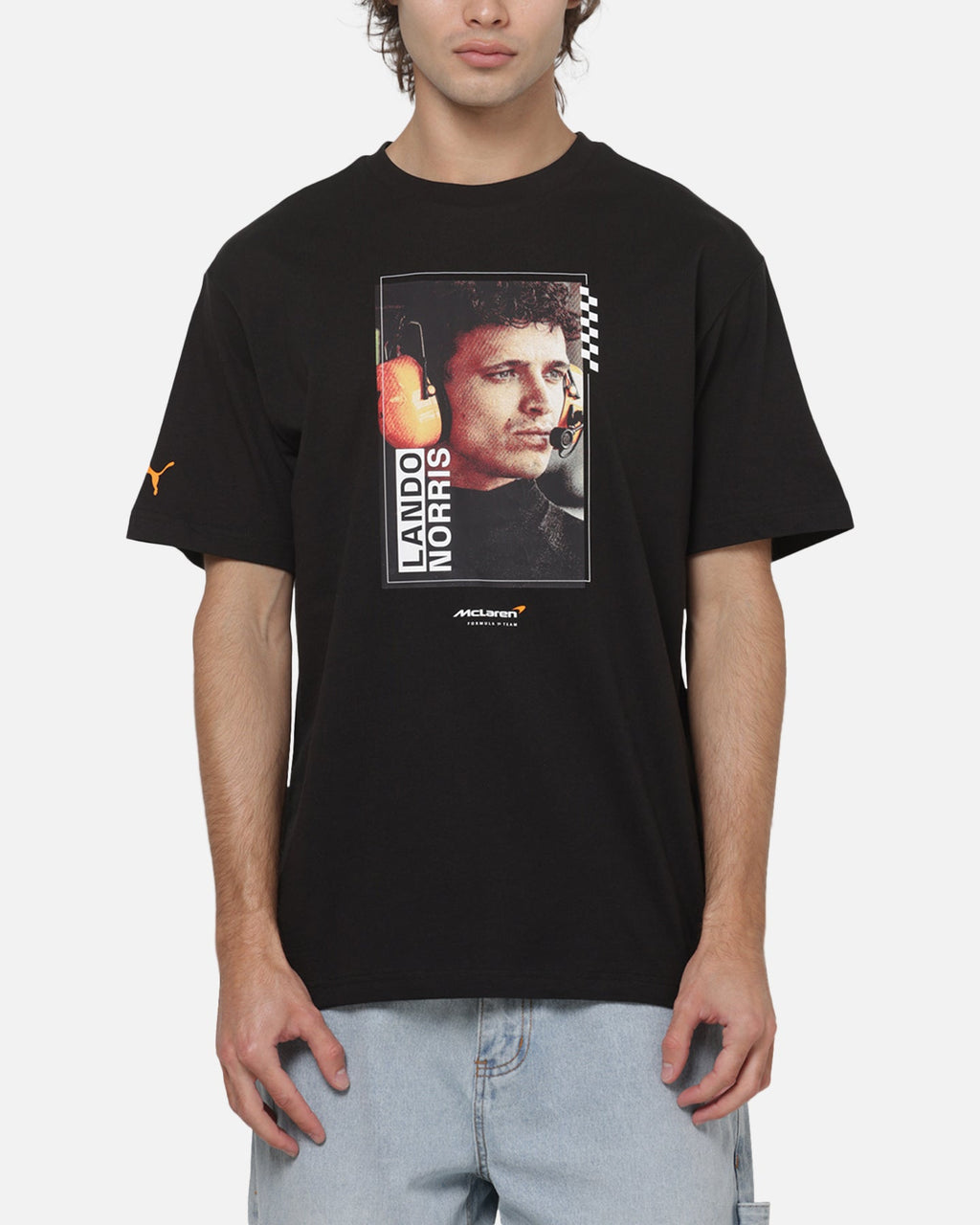 PUMA Puma McLaren Lando Norris Racing Driver T-Shirt Black