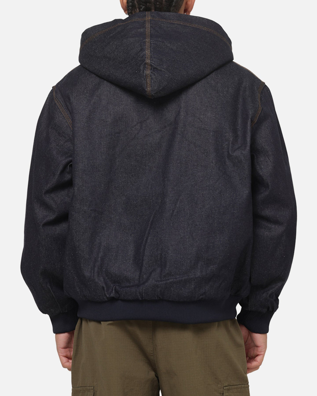 CARRE Carre Sherpa Lined Hoodie Raw Indigo