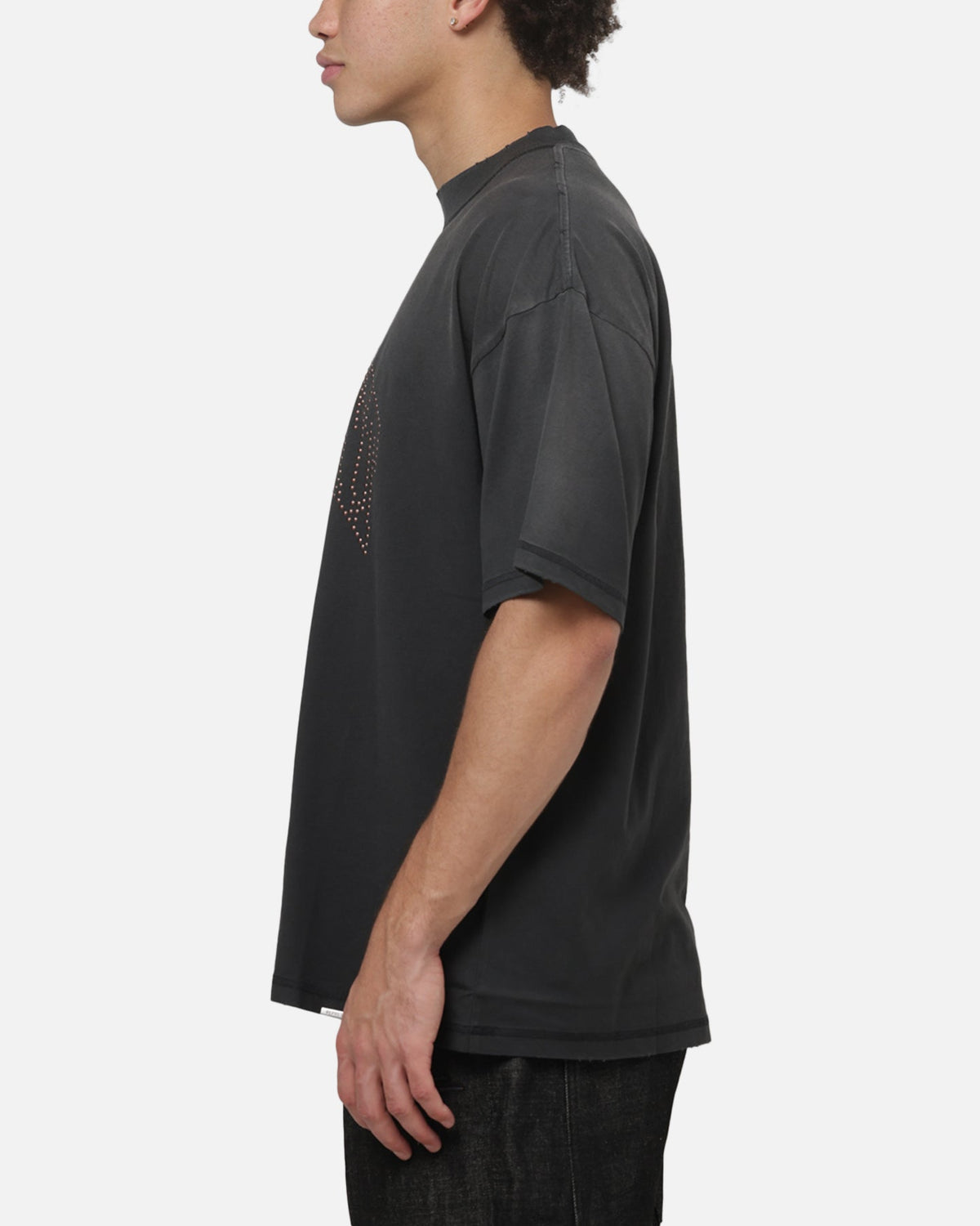 REPRESENT Represent Embellished Represent T-Shirt Stained Black