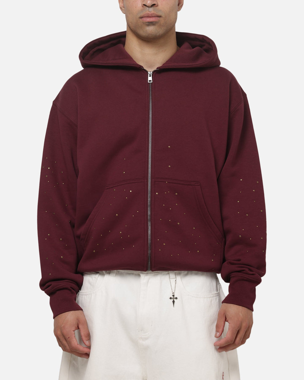 SAINT MORTA Original Saint Morta Medici Zip Hoodie Pigment Washed