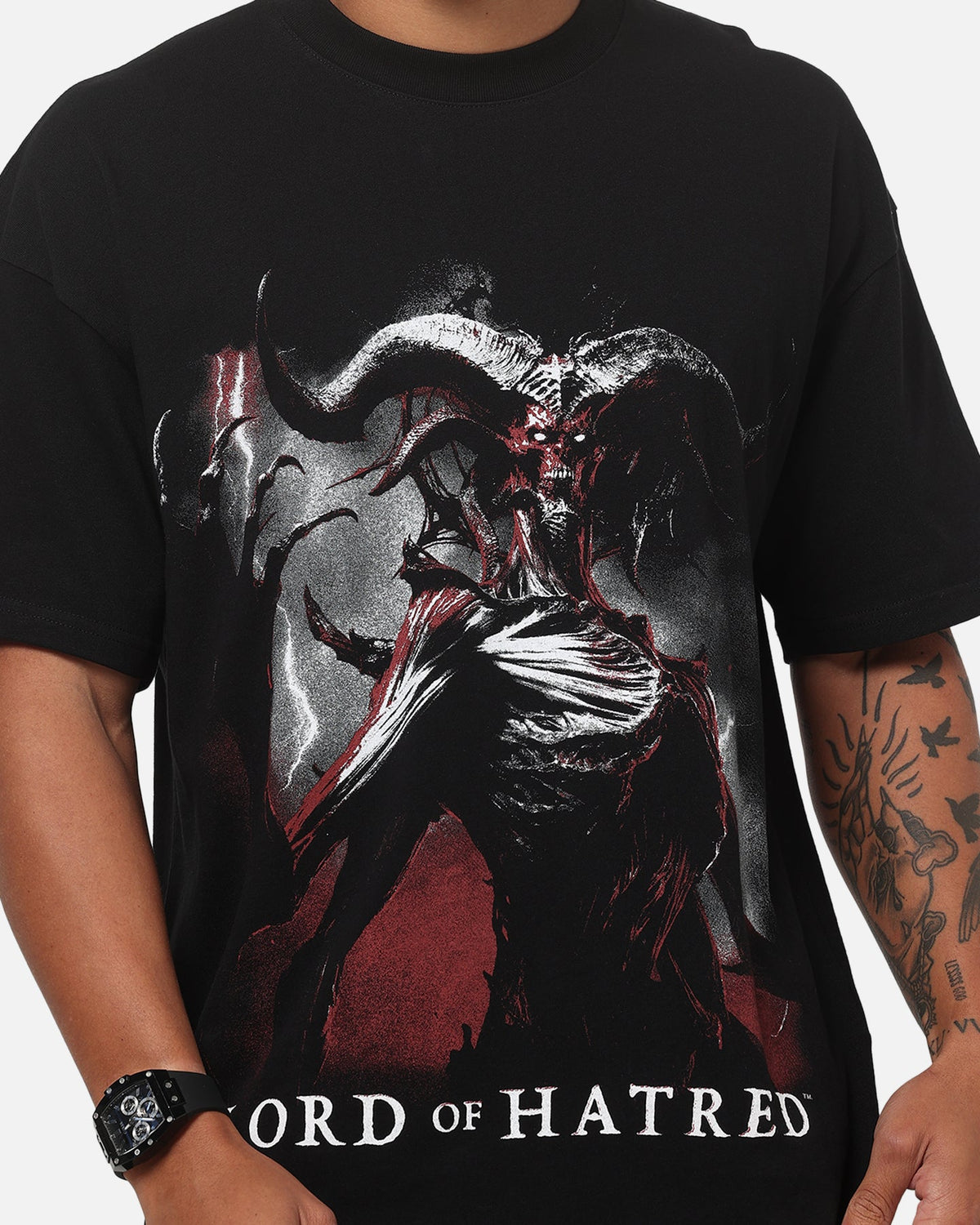 73Studio 73Studio X Diablo 4 Lord Of The Hatred T-Shirt Black