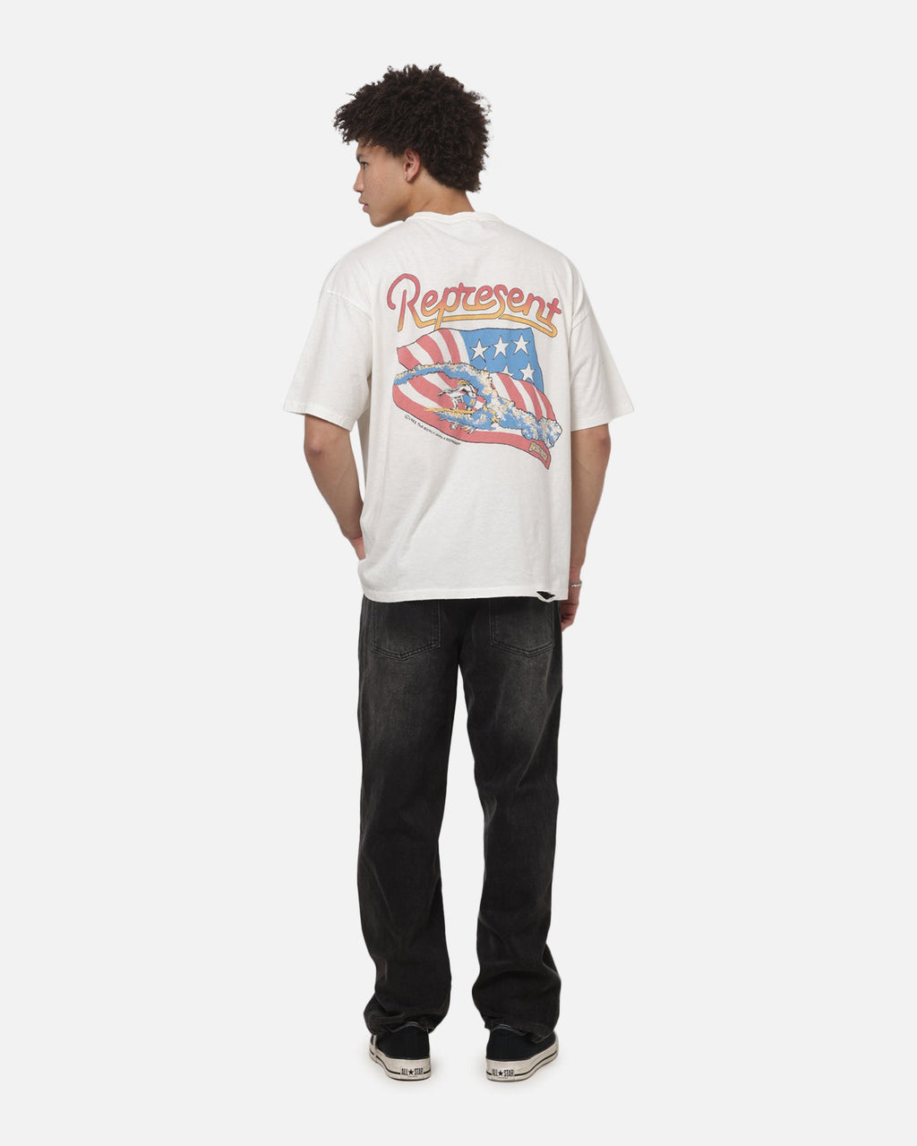 REPRESENT Premium Represent Beach Boys Americas Band T-Shirt Flat White