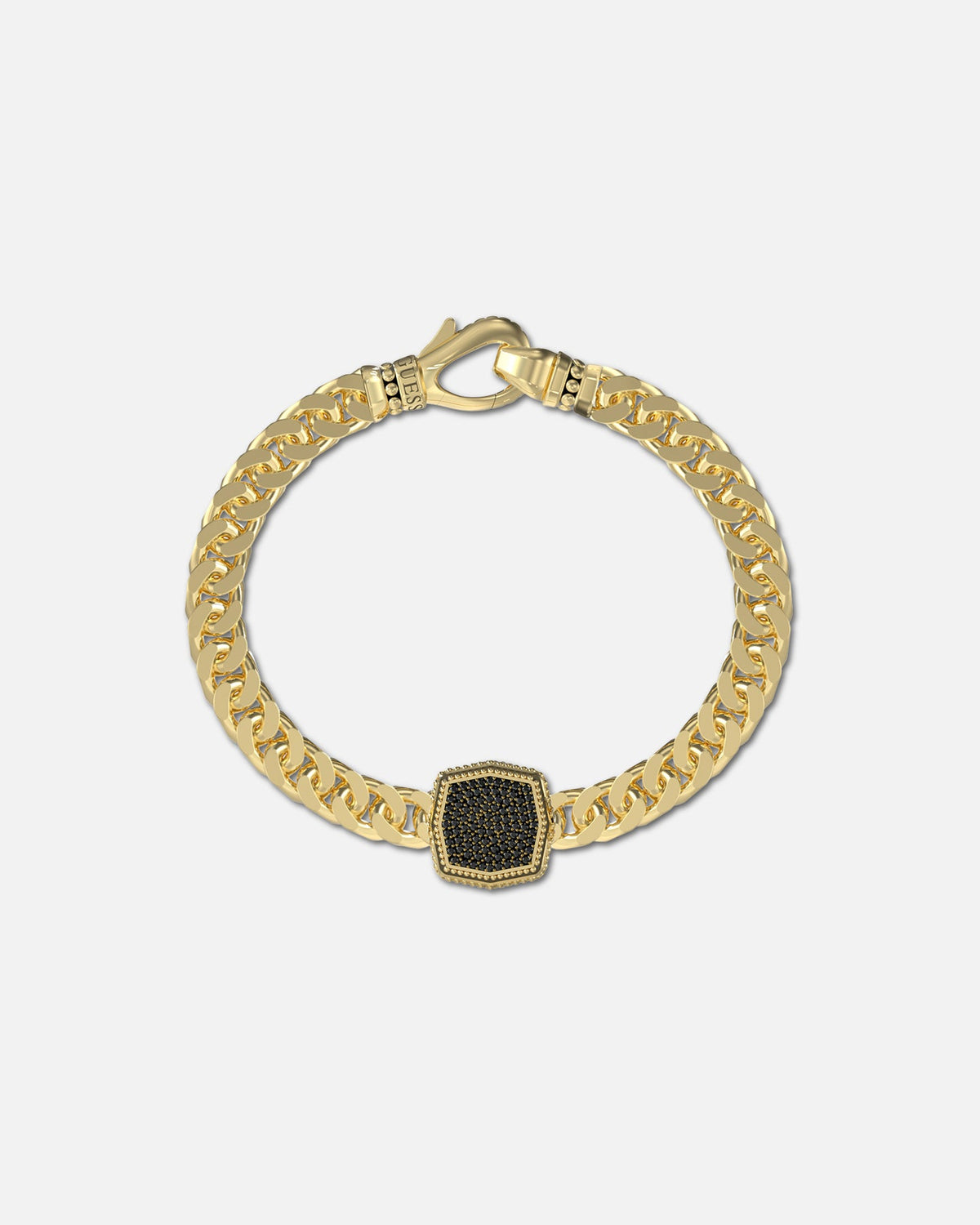 GUESS MAINLINE Guess Mainline Back To Black Octagon Bracelet Gold