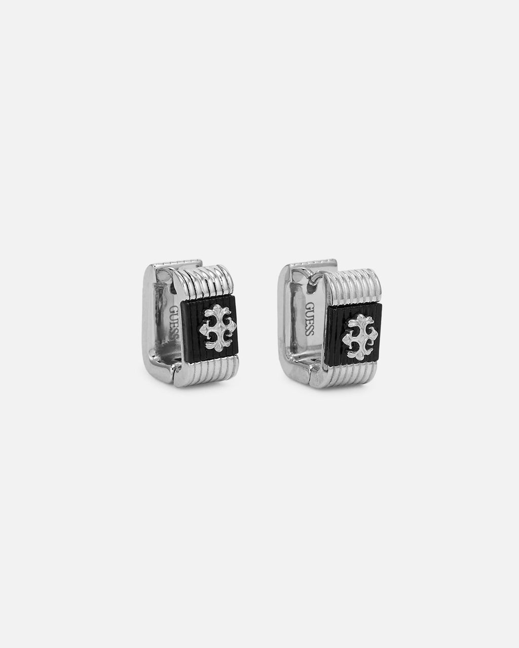 GUESS MAINLINE Guess Mainline Rebel Moon 12MM Striped Earrings Steel
