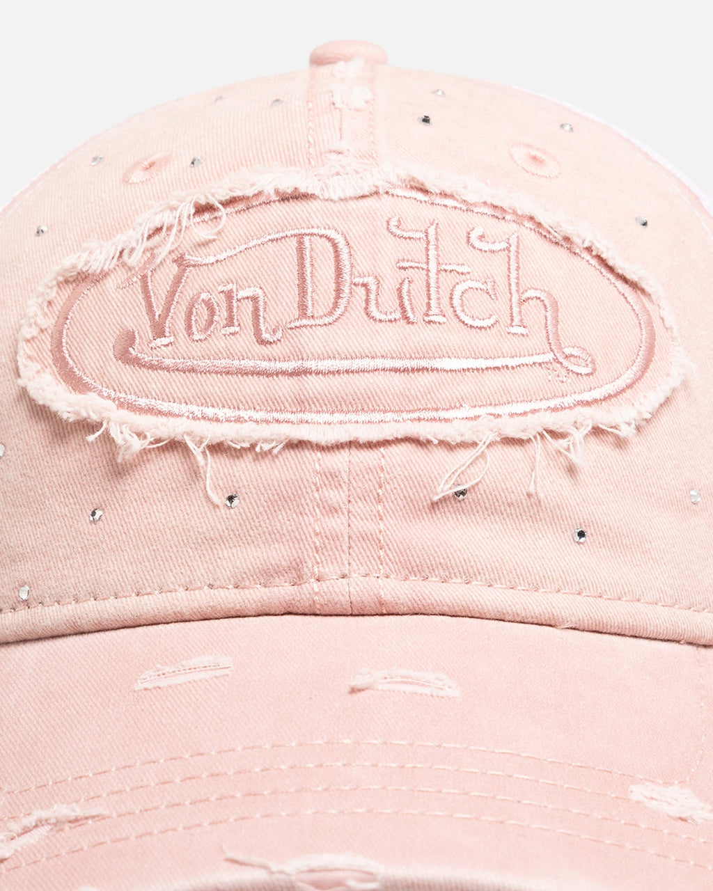VON DUTCH Original Von Dutch Glitz Trucker Strapback Pink