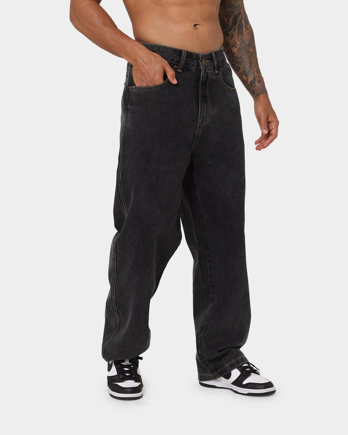 X-LARGE Original X-Large Bull Denim 91 Pants Washed Black