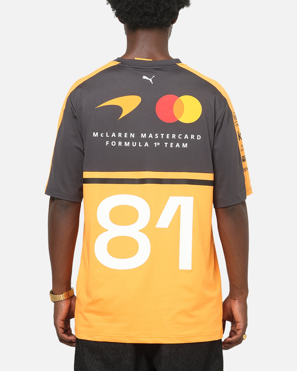 PUMA Puma X Mclaren Replica Oscar Piastri T-Shirt Papaya