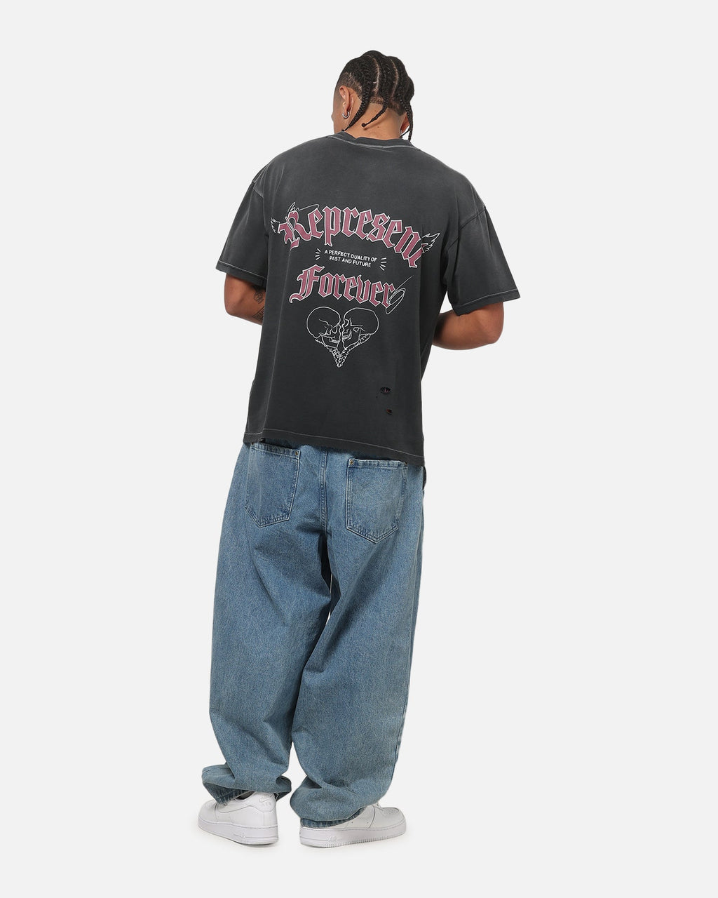 REPRESENT Represent Duality T-Shirt Washed Black