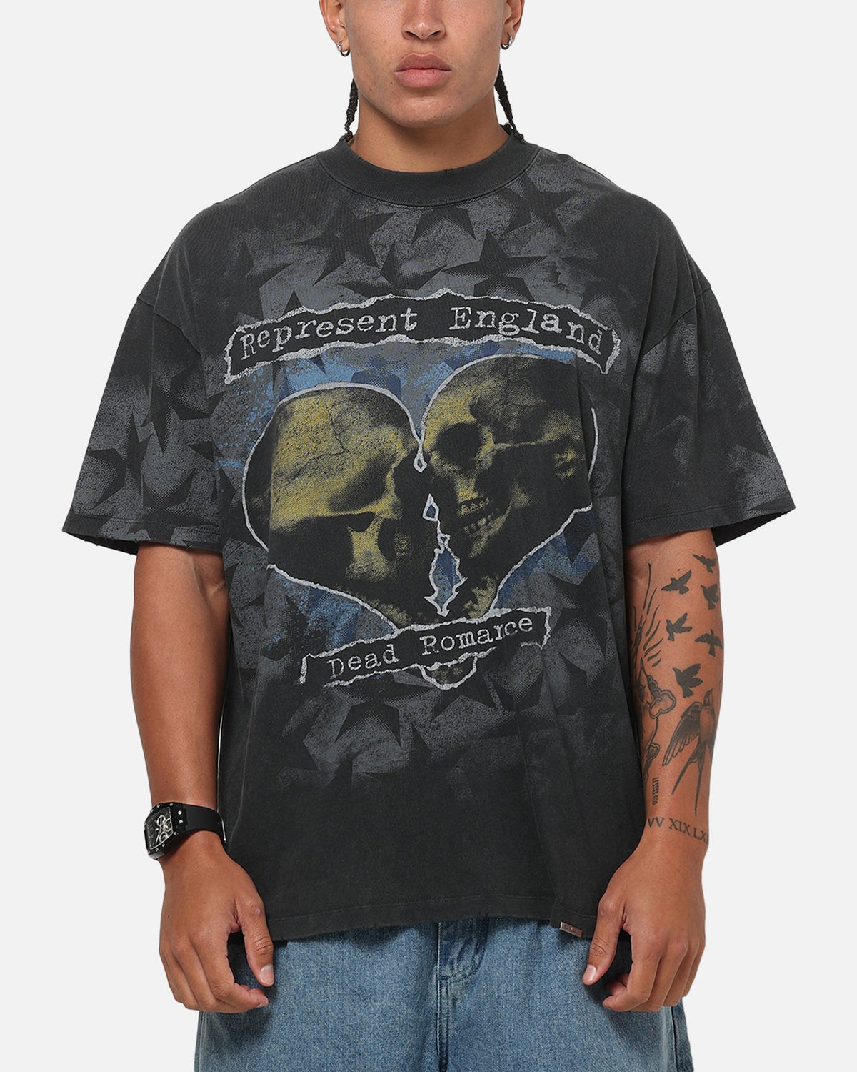 REPRESENT Represent Romance T-Shirt Vintage Black